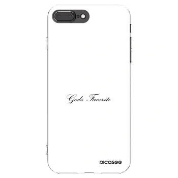 Picasee silikónový prehľadný obal pre Apple iPhone 8 Plus - Gods Favorite