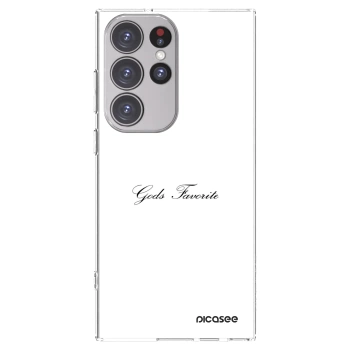 Picasee silikónový prehľadný obal pre Samsung Galaxy S23 Ultra 5G - Gods Favorite