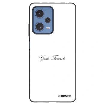 Picasee silikónový čierny obal pre Xiaomi Redmi Note 12 Pro 5G - Gods Favorite