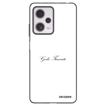 Picasee silikónový čierny obal pre Xiaomi Redmi Note 12 Pro+ 5G - Gods Favorite