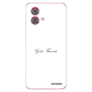 Picasee silikónový prehľadný obal pre Motorola Moto G84 5G - Gods Favorite