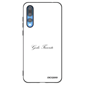 Picasee silikónový čierny obal pre Huawei P20 Pro - Gods Favorite