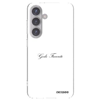 Picasee silikónový prehľadný obal pre Samsung Galaxy S24 S921B 5G - Gods Favorite
