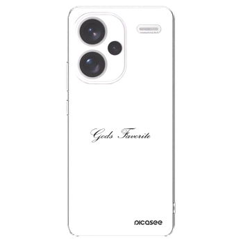 Picasee silikónový prehľadný obal pre Xiaomi Redmi Note 13 Pro+ 5G - Gods Favorite