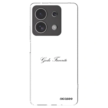 Picasee silikónový prehľadný obal pre Xiaomi Redmi Note 13 4G - Gods Favorite
