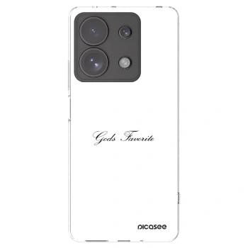 Picasee silikónový prehľadný obal pre Xiaomi Redmi Note 13 Pro 4G - Gods Favorite