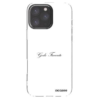 Picasee silikónový prehľadný obal pre Apple iPhone 16 Pro Max - Gods Favorite