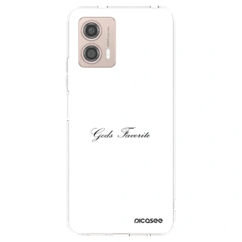 Picasee silikónový prehľadný obal pre Motorola Moto G53 5G - Gods Favorite