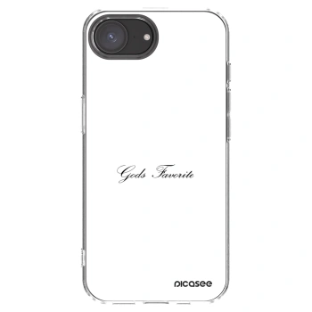 Picasee silikónový prehľadný obal pre Apple iPhone 16e - Gods Favorite