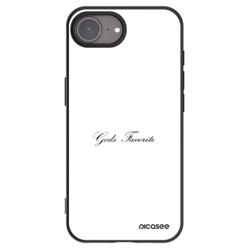 Picasee silikónový čierny obal pre Apple iPhone 16e - Gods Favorite