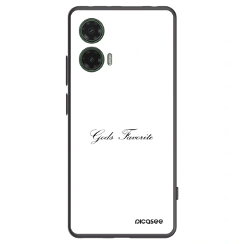 Picasee silikónový čierny obal pre Motorola Moto G35 5G - Gods Favorite
