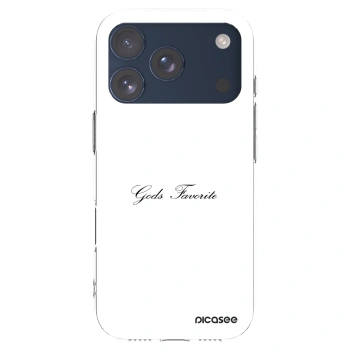 Picasee silikónový prehľadný obal pre Apple iPhone 17 Pro - Gods Favorite