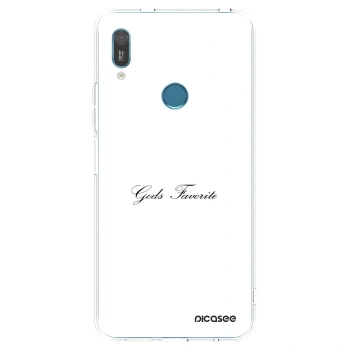 Picasee silikónový prehľadný obal pre Huawei Y6 2019 - Gods Favorite