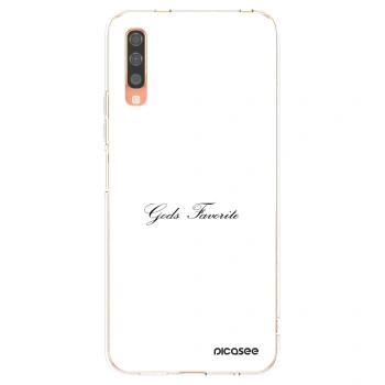 Picasee silikónový prehľadný obal pre Samsung Galaxy A70 A705F - Gods Favorite