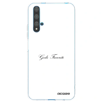 Picasee silikónový prehľadný obal pre Huawei Nova 5T - Gods Favorite
