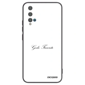 Picasee silikónový čierny obal pre Huawei Nova 5T - Gods Favorite