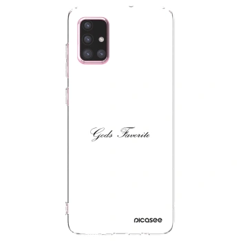 Picasee silikónový prehľadný obal pre Samsung Galaxy A71 A715F - Gods Favorite