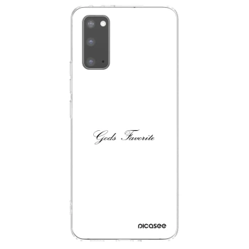 Picasee silikónový prehľadný obal pre Samsung Galaxy S20 G980F - Gods Favorite