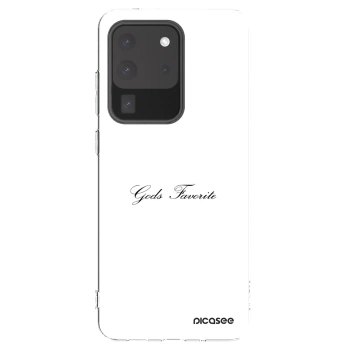 Picasee silikónový prehľadný obal pre Samsung Galaxy S20 Ultra 5G G988F - Gods Favorite