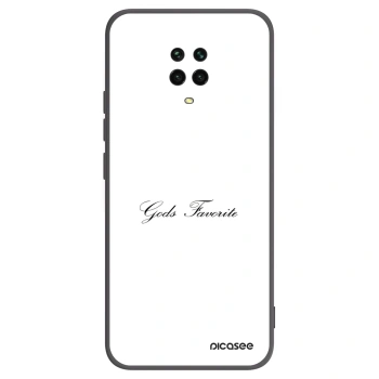 Picasee silikónový čierny obal pre Xiaomi Redmi Note 9 Pro - Gods Favorite