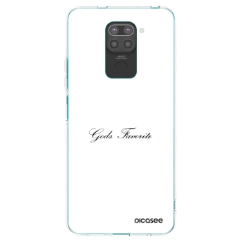 Picasee silikónový čierny obal pre Xiaomi Redmi Note 9 - Gods Favorite