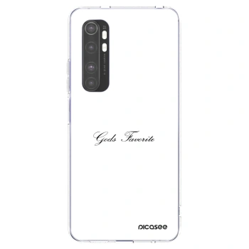 Picasee silikónový prehľadný obal pre Xiaomi Mi Note 10 Lite - Gods Favorite