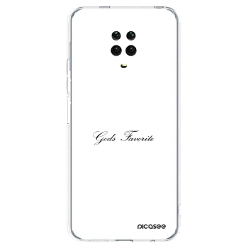 Picasee silikónový prehľadný obal pre Xiaomi Redmi Note 9S - Gods Favorite