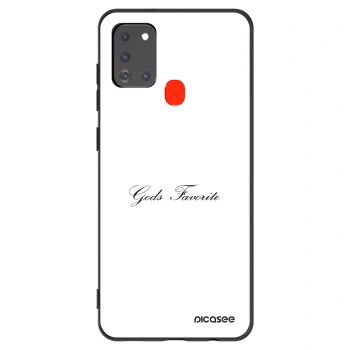 Picasee silikónový čierny obal pre Samsung Galaxy A21s - Gods Favorite