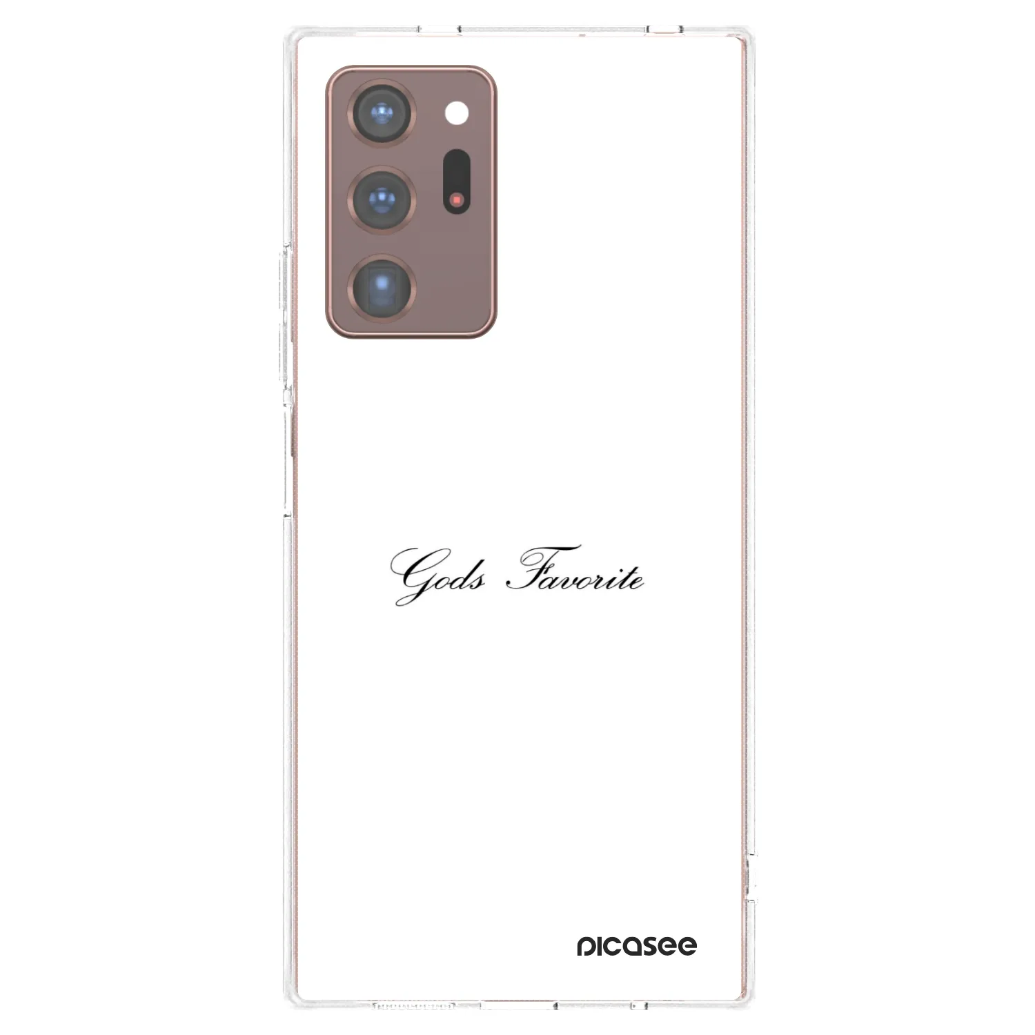 Picasee silikónový prehľadný obal pre Samsung Galaxy Note 20 Ultra - Gods Favorite