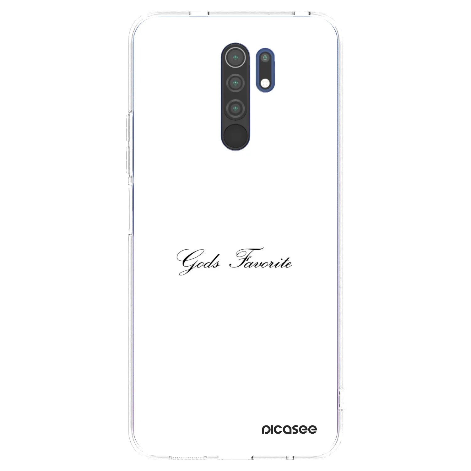 Picasee silikónový prehľadný obal pre Xiaomi Redmi 9 - Gods Favorite