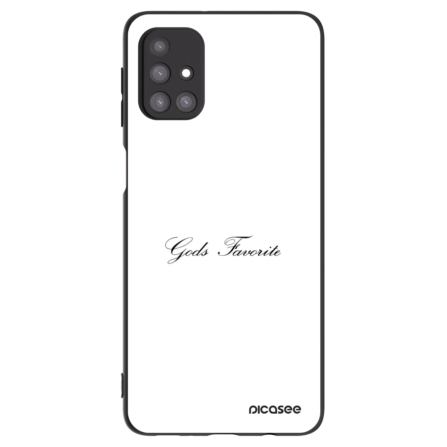 Picasee silikónový čierny obal pre Samsung Galaxy M31s - Gods Favorite