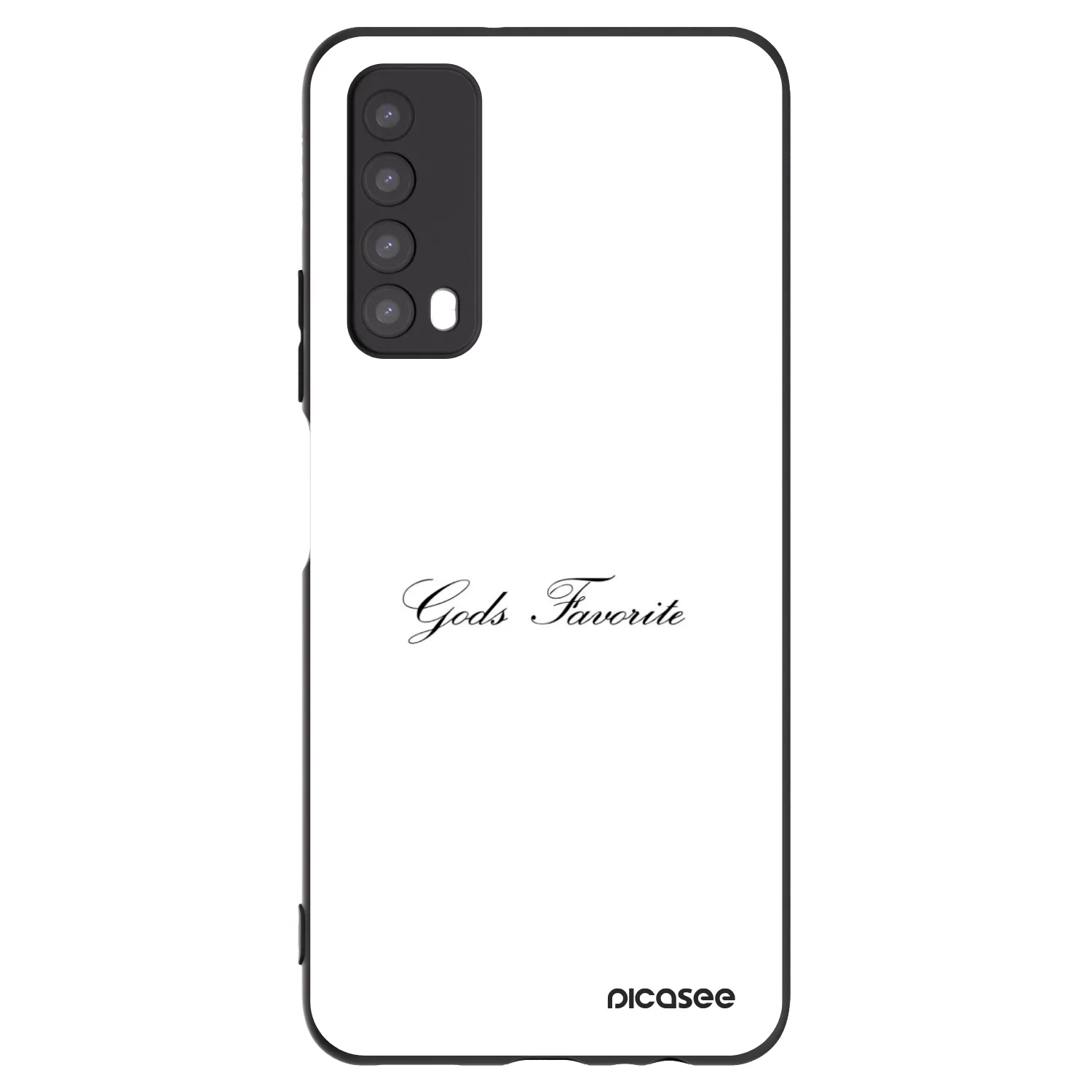 Picasee silikónový čierny obal pre Huawei P Smart 2021 - Gods Favorite