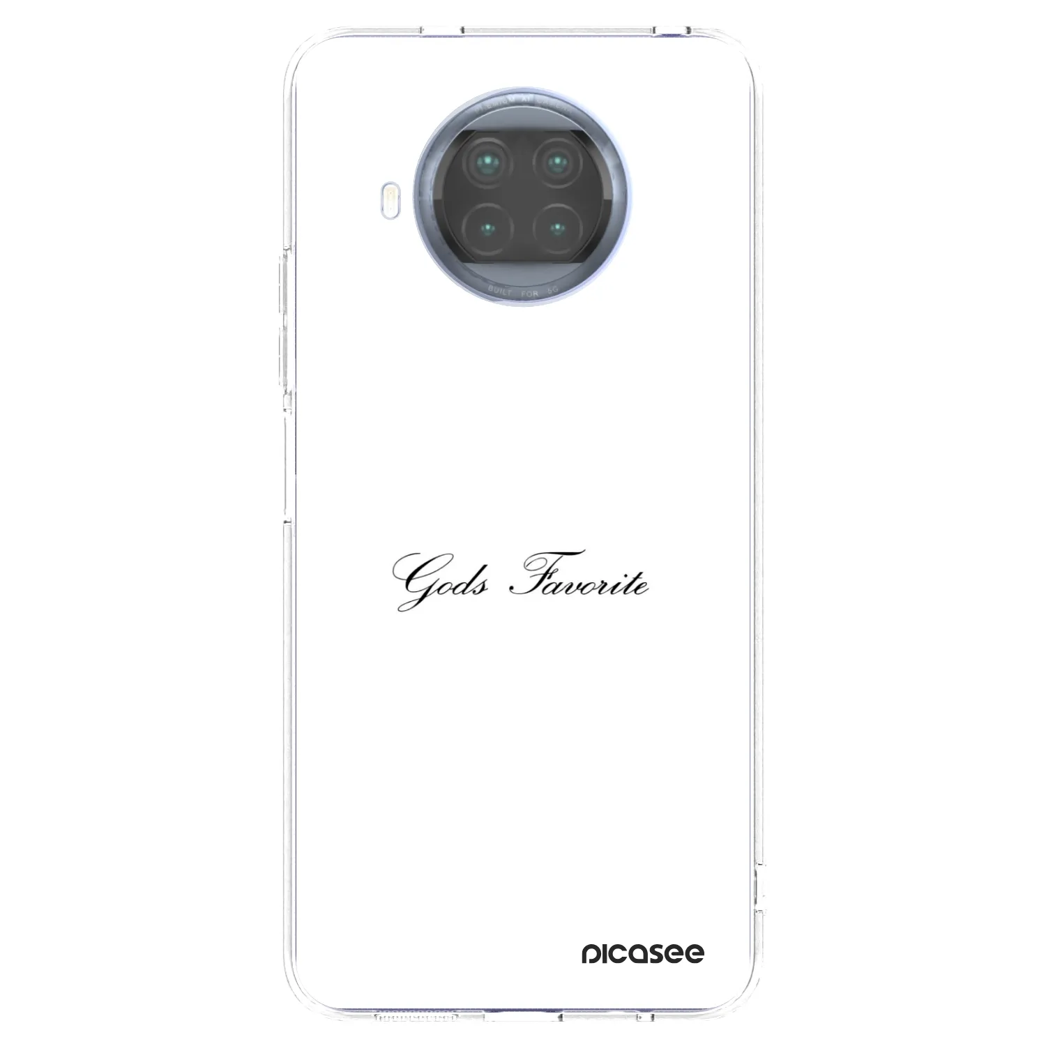 Picasee silikónový prehľadný obal pre Xiaomi Mi 10T Lite - Gods Favorite