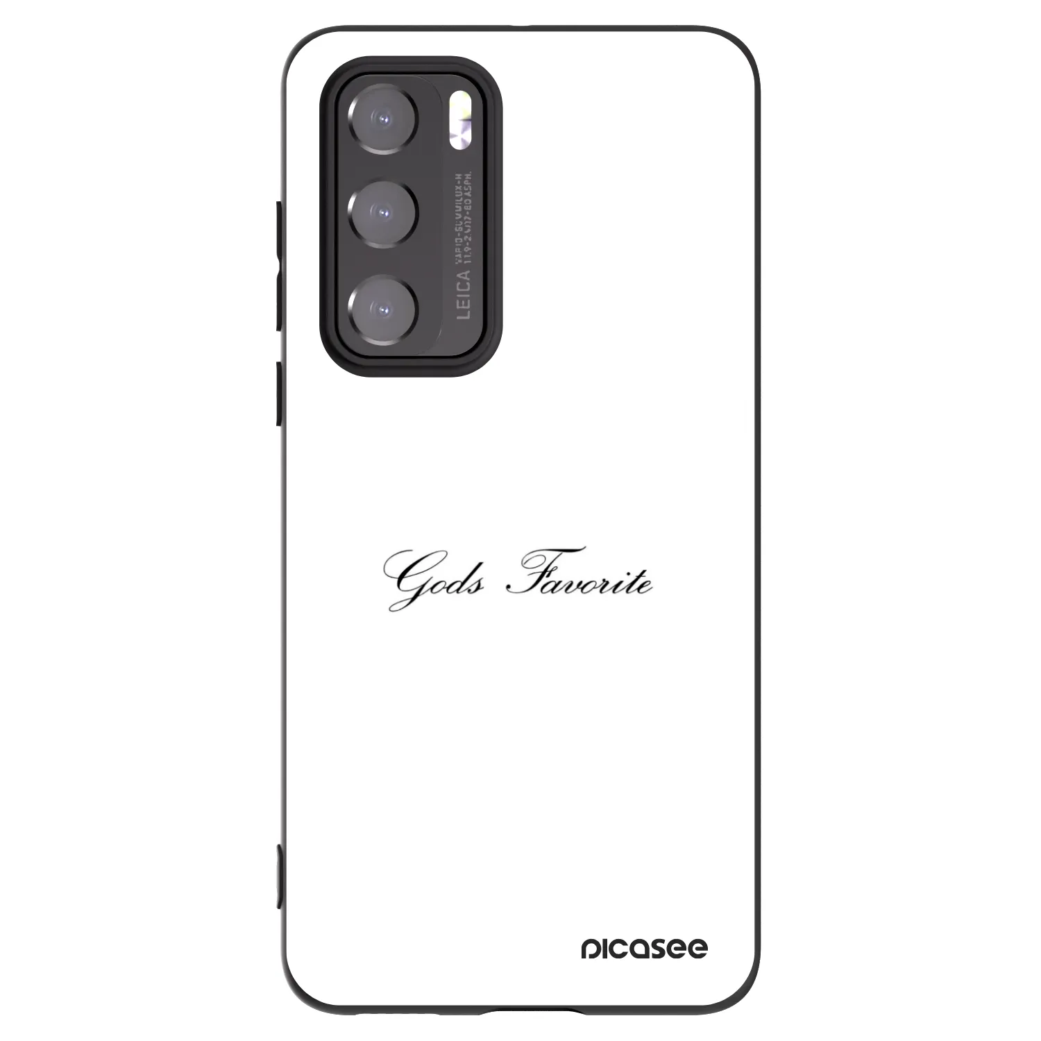 Picasee silikónový čierny obal pre Huawei P40 - Gods Favorite