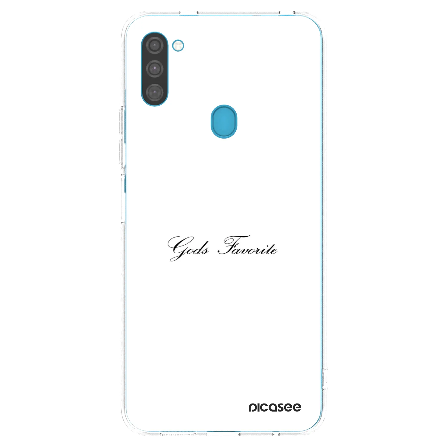 Picasee silikónový prehľadný obal pre Samsung Galaxy M11 - Gods Favorite