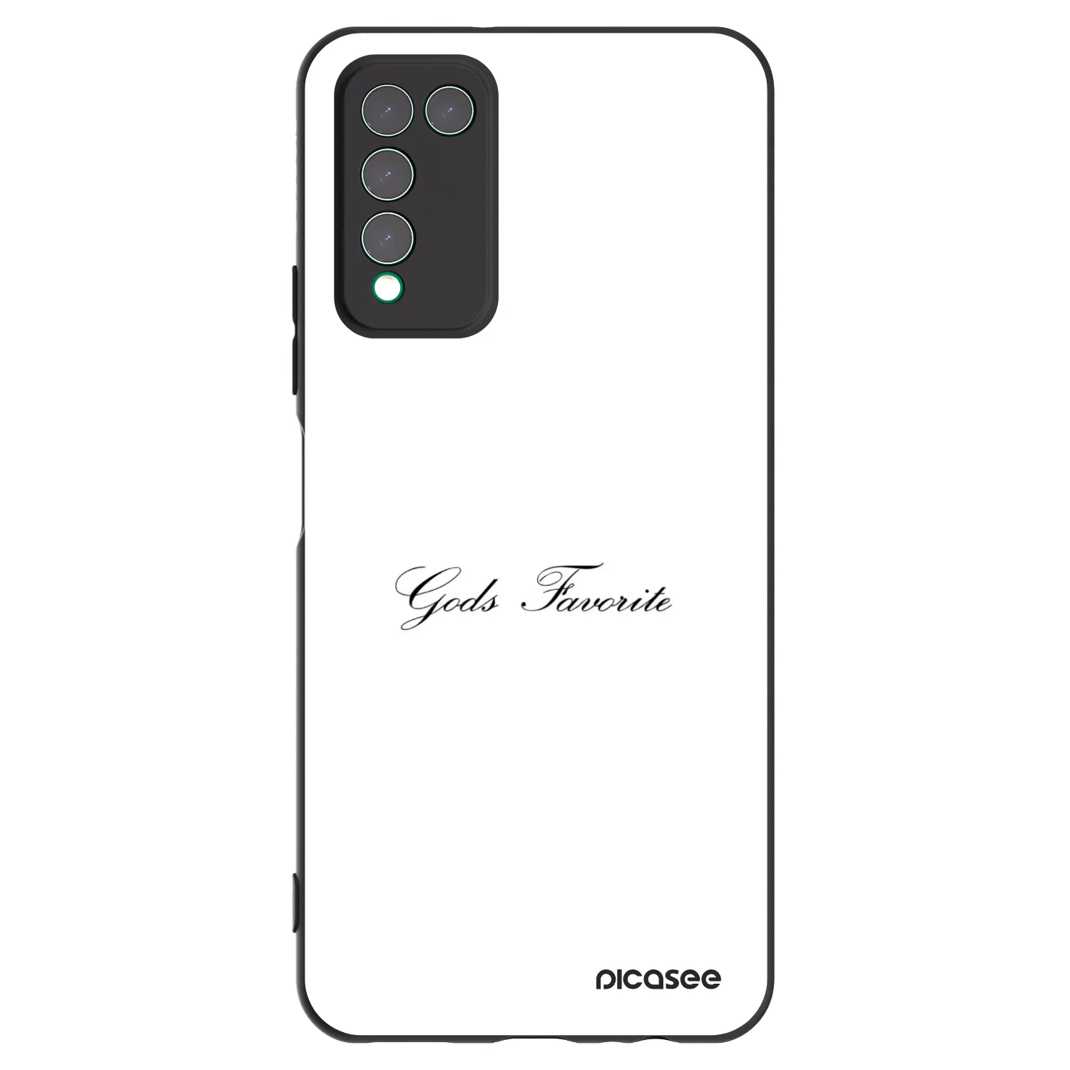 Picasee silikónový čierny obal pre Honor 10X Lite - Gods Favorite