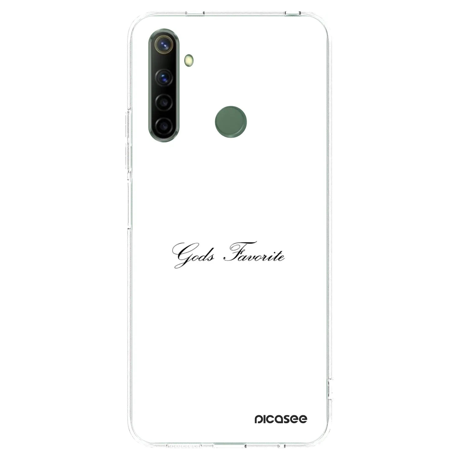 Picasee silikónový prehľadný obal pre Realme 6i - Gods Favorite