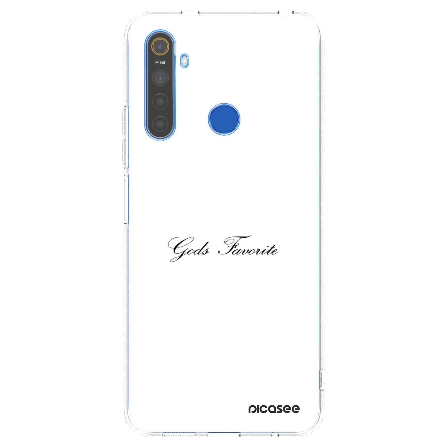 Picasee silikónový prehľadný obal pre Realme 5 - Gods Favorite