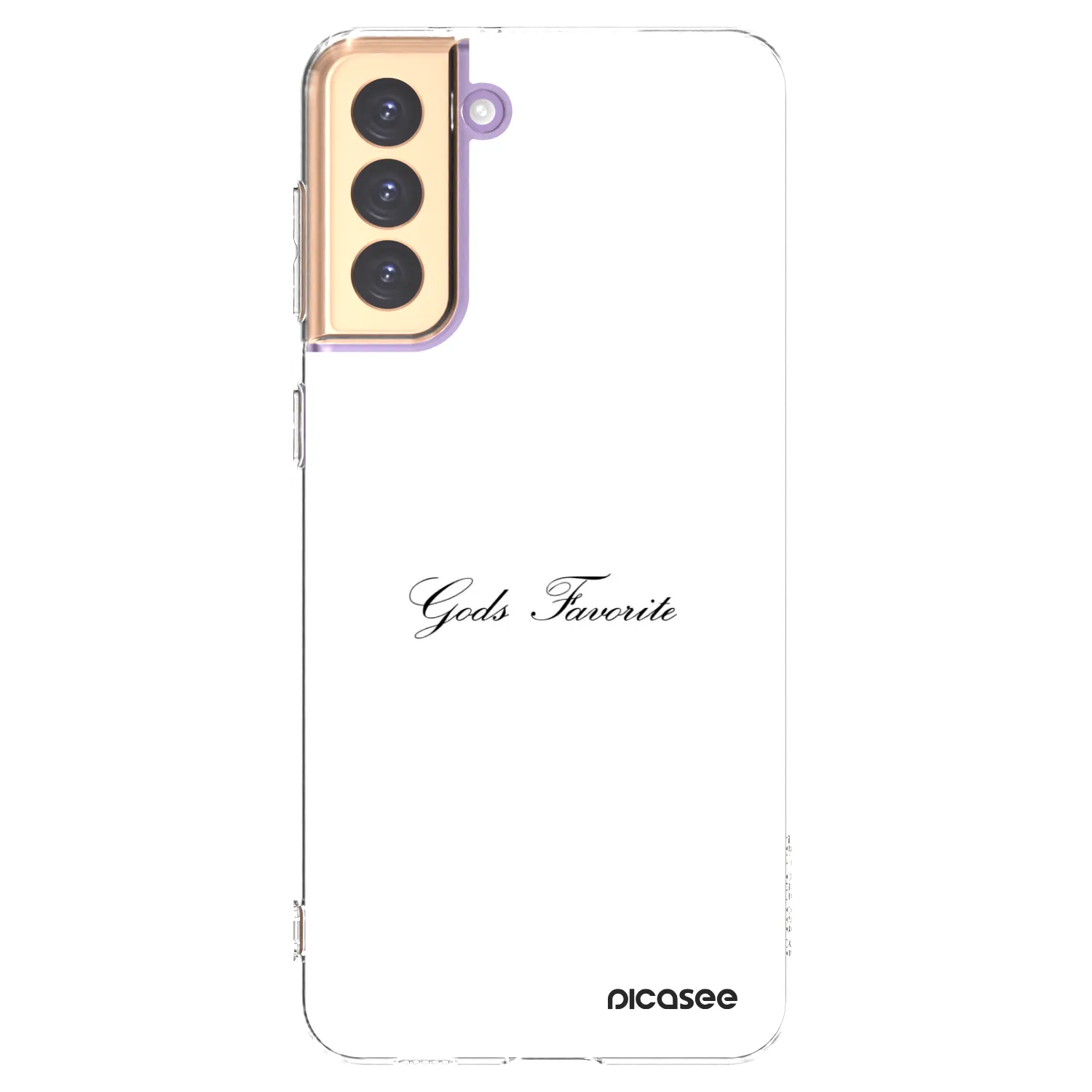 Picasee silikónový prehľadný obal pre Samsung Galaxy S21+ 5G G996F - Gods Favorite