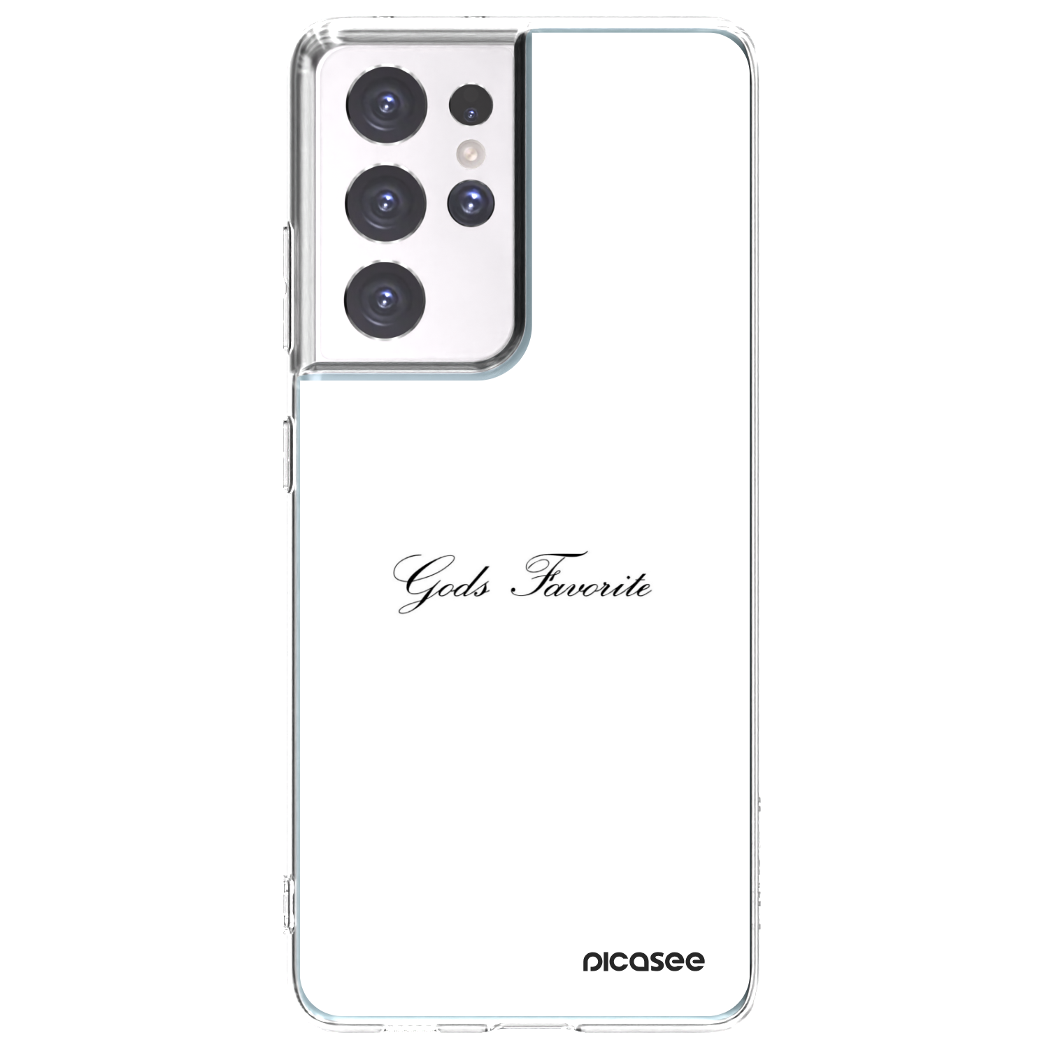 Picasee silikónový prehľadný obal pre Samsung Galaxy S21 Ultra 5G G998B - Gods Favorite
