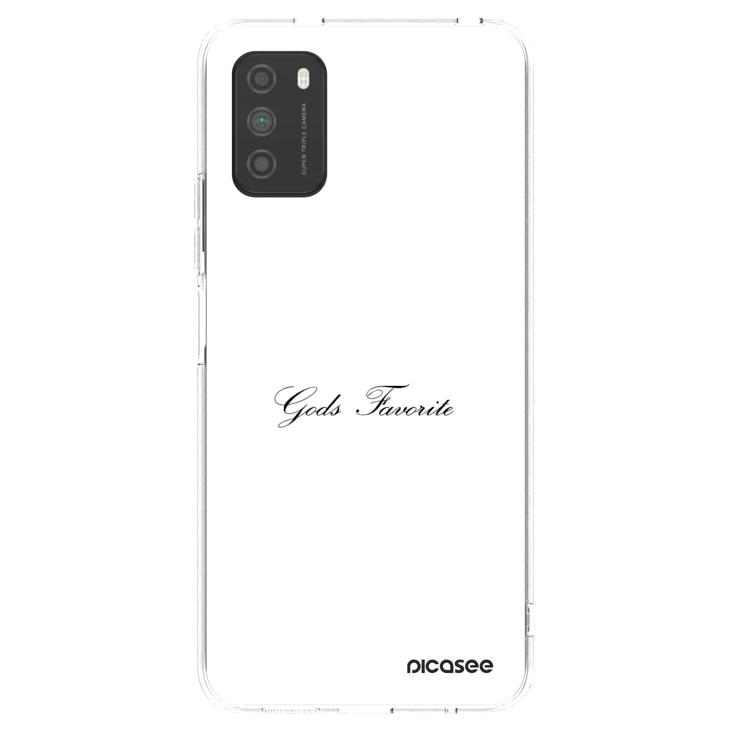 Silikónový prehľadný obal pre Xiaomi Poco M3 - Gods Favorite