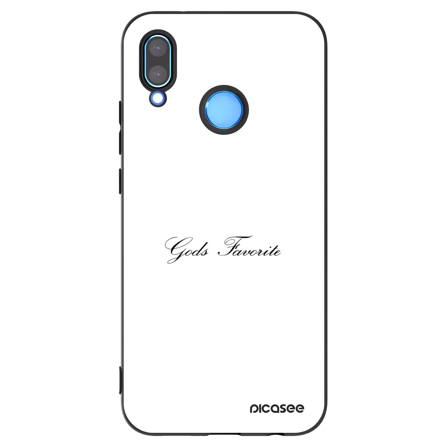 Picasee silikónový čierny obal pre Huawei P20 Lite - Gods Favorite