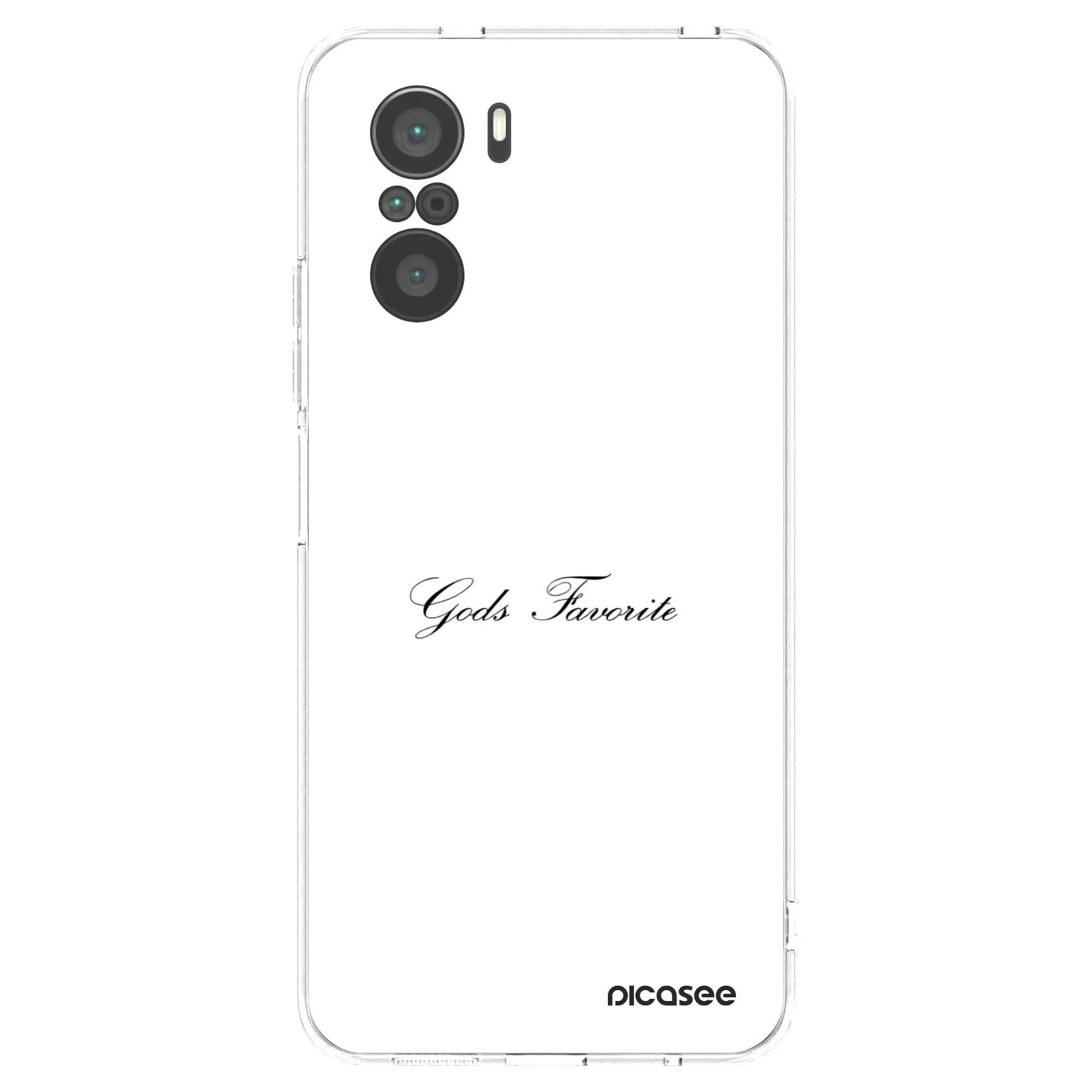Picasee silikónový prehľadný obal pre Xiaomi Poco F3 - Gods Favorite
