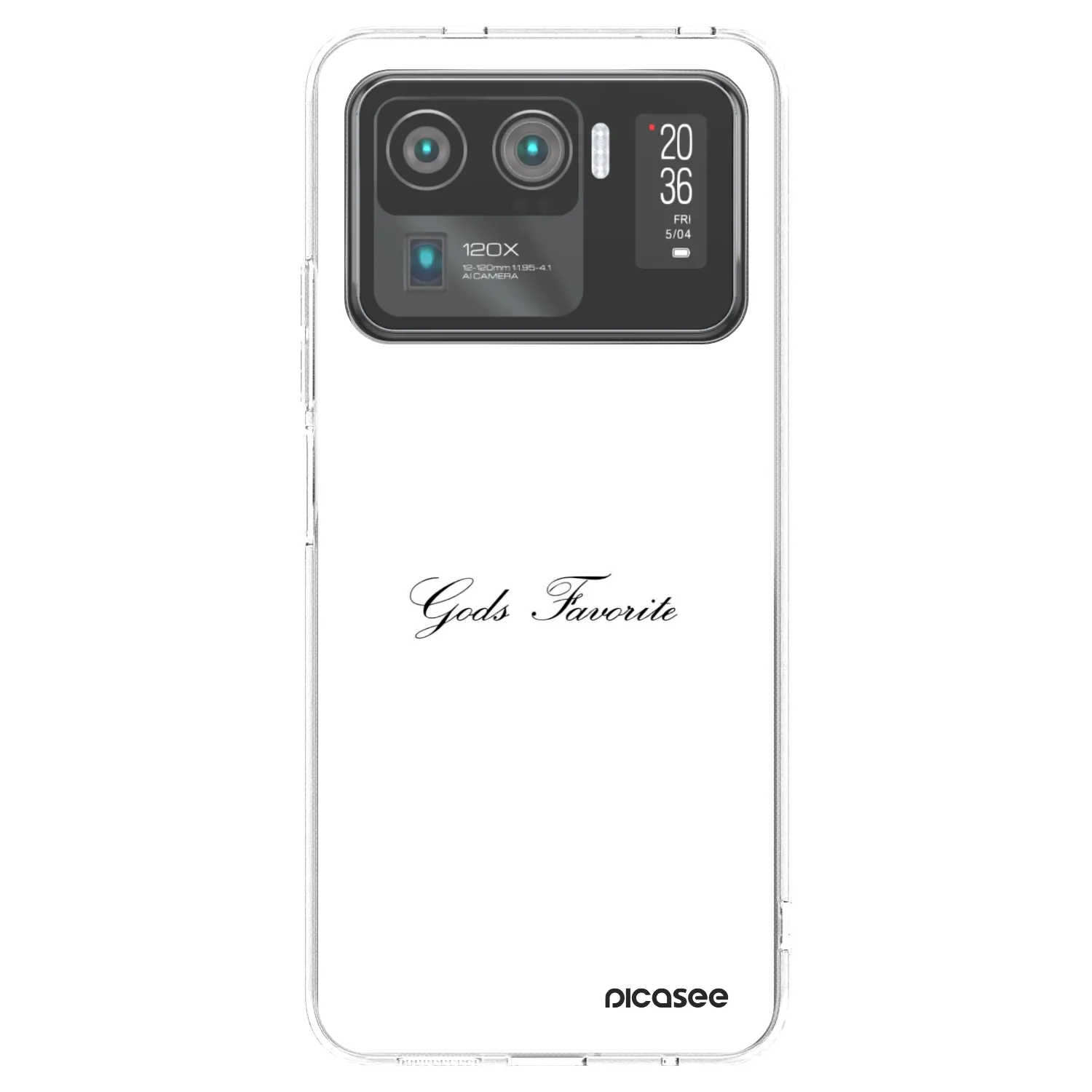 Picasee silikónový prehľadný obal pre Xiaomi Mi 11 Ultra - Gods Favorite