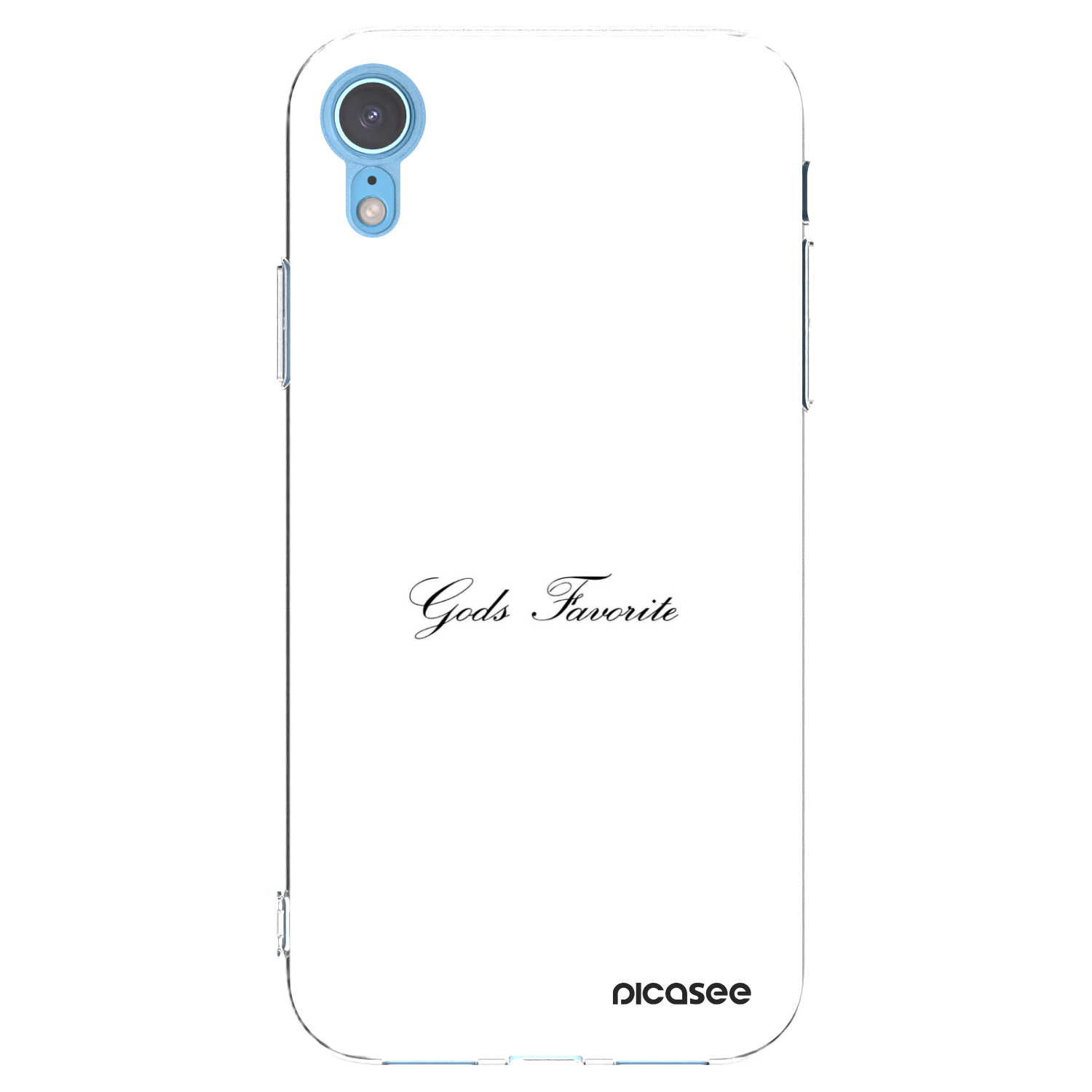 Picasee silikónový prehľadný obal pre Apple iPhone XR - Gods Favorite