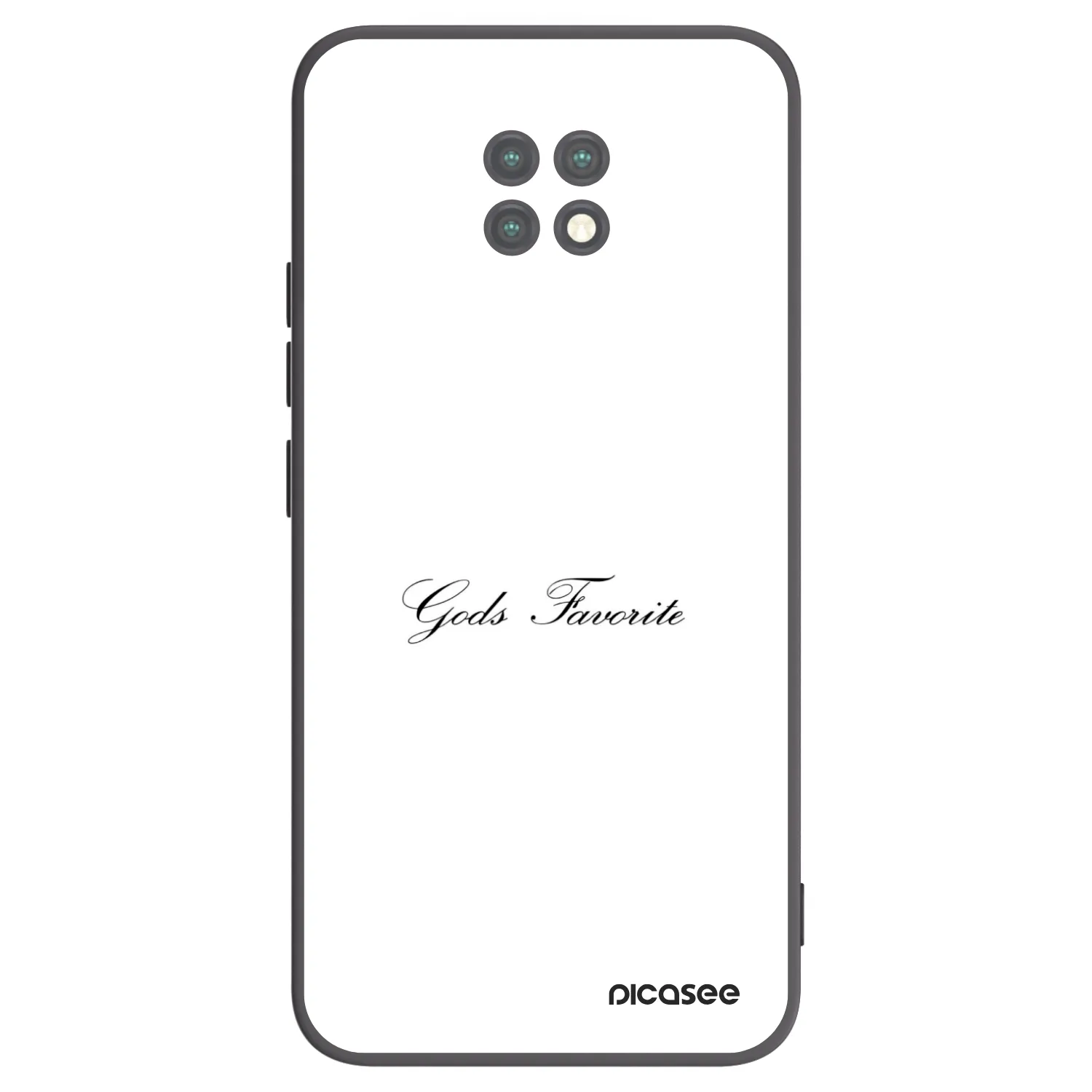 Picasee silikónový čierny obal pre Xiaomi Redmi Note 9T - Gods Favorite