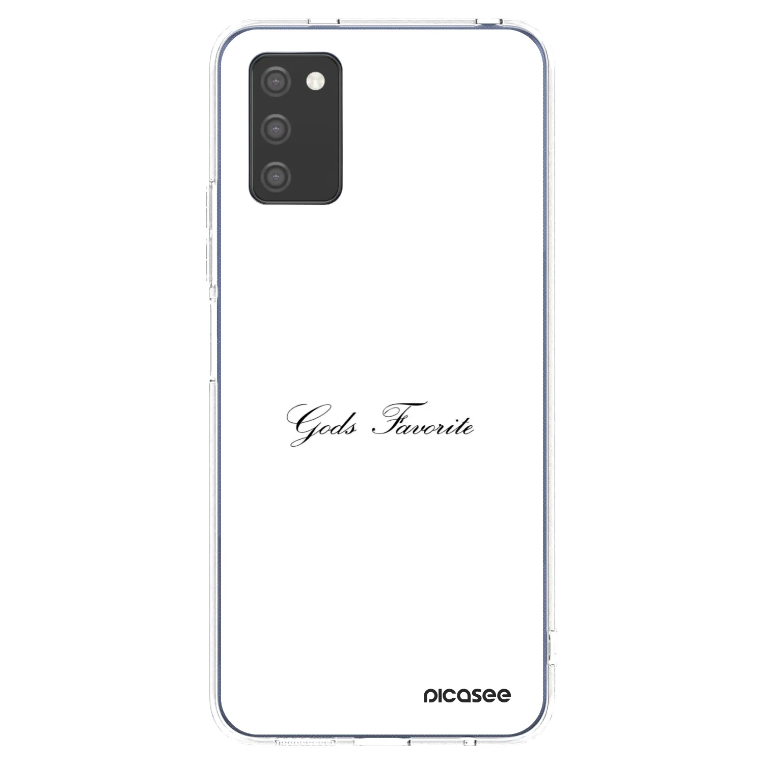 Picasee silikónový prehľadný obal pre Samsung Galaxy A03s A037G - Gods Favorite