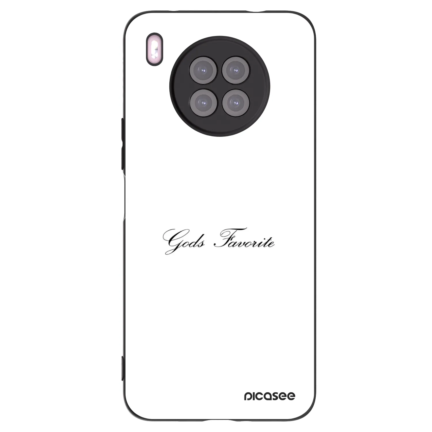 Picasee silikónový čierny obal pre Huawei Nova 8i - Gods Favorite