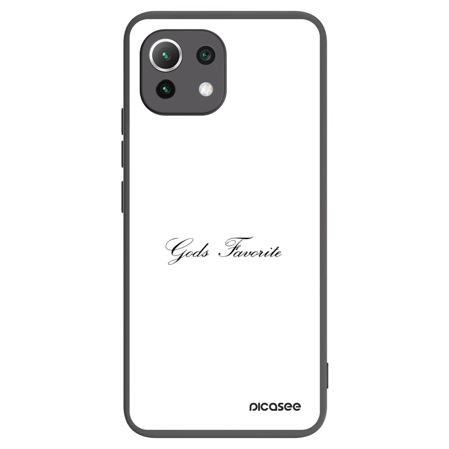 Picasee silikónový čierny obal pre Xiaomi 11 Lite 5G NE - Gods Favorite