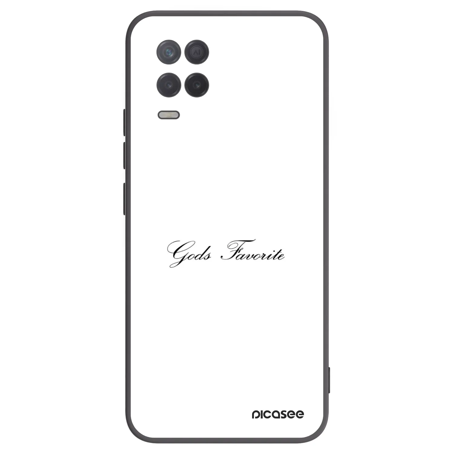 Picasee silikónový čierny obal pre Realme 8 5G - Gods Favorite
